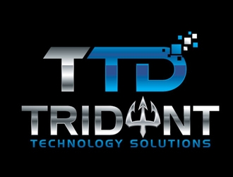 Trident Technology Solutions logo design by logoguy