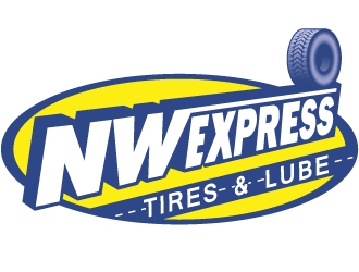 Northwest Express, Tires & Lube logo design by nexgen