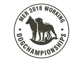 MER 2018 Working Dog Championships logo design by Suvendu