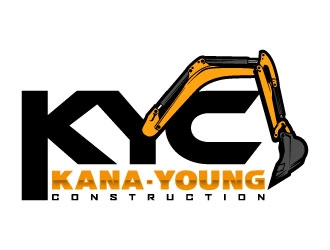 Kana-Young Construction  logo design by daywalker
