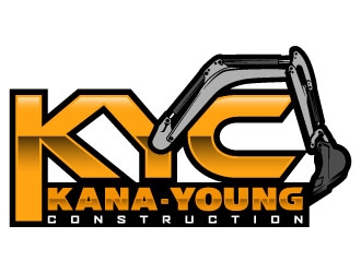 Kana-Young Construction  logo design by daywalker