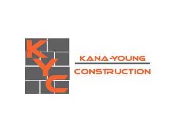 Kana-Young Construction  logo design by ElonStark