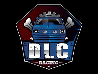 DLC racing logo design by Suvendu
