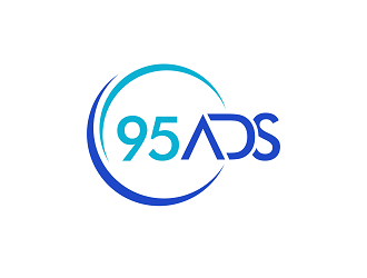 95 Ads logo design by dianD