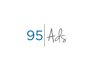 95 Ads logo design by rief