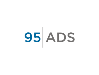 95 Ads logo design by rief