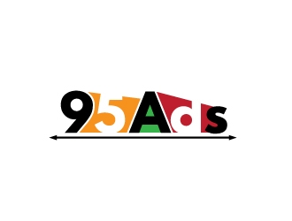 95 Ads logo design by zenith