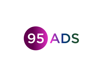95 Ads logo design by bomie