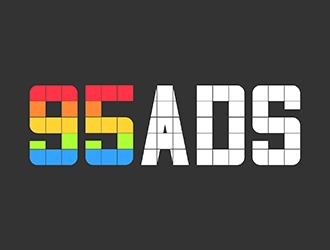 95 Ads logo design by marshall