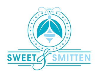 Sweet & Smitten logo design by DreamLogoDesign