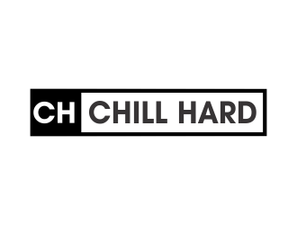 CHILL HARD  logo design by oke2angconcept