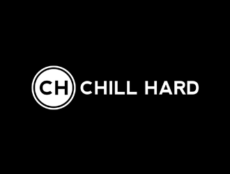 CHILL HARD  logo design by johana