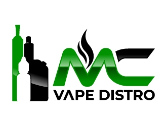 MC VAPE DISTRO logo design by jaize