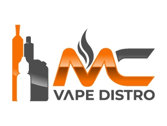 MC VAPE DISTRO logo design by jaize