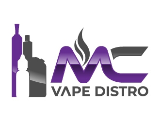 MC VAPE DISTRO logo design by jaize