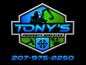 Tonys property services logo design by megalogos