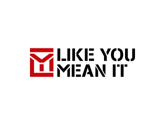 Like You Mean It logo design by Mbezz