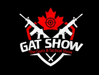 GAT SHOW (The Guns & Tactical Show) logo design by Kanenas