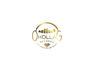 O Holla G Records logo design by hwkomp