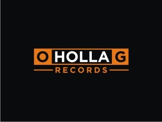 O Holla G Records logo design by bricton