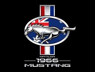 66 Mustang  logo design by DreamLogoDesign