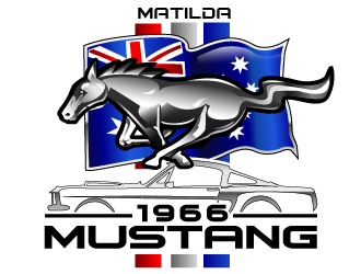 66 Mustang  logo design by THOR_