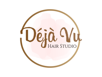 Déjà Vu Hair Studio logo design by Greenlight