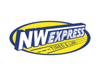 Northwest Express, Tires & Lube logo design by Dakon