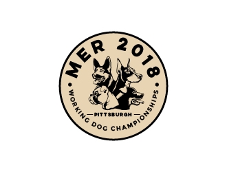 MER 2018 Working Dog Championships logo design by quanghoangvn92