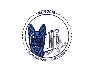 MER 2018 Working Dog Championships logo design by BaneVujkov