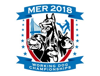 MER 2018 Working Dog Championships logo design by daywalker