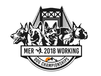 MER 2018 Working Dog Championships logo design by DreamLogoDesign