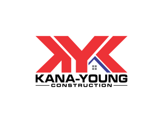Kana-Young Construction  logo design by perf8symmetry
