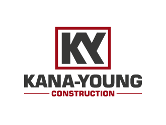 Kana-Young Construction  logo design by spiritz