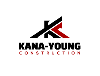Kana-Young Construction  logo design by schiena