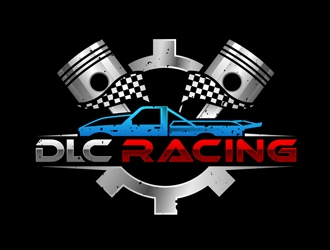 DLC racing logo design by DreamLogoDesign