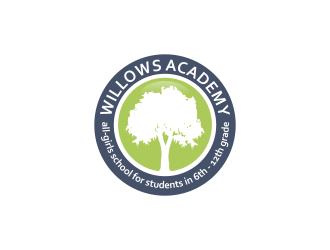 Willows Academy logo design by BlessedArt