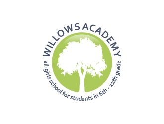 Willows Academy logo design by BlessedArt