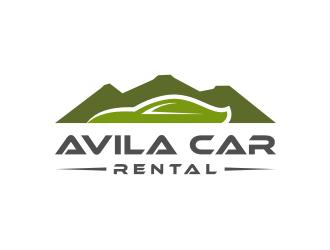Avila Car Rental  logo design by mbamboex