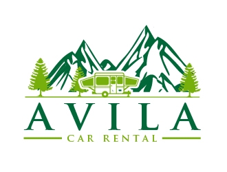 Avila Car Rental  logo design by shravya