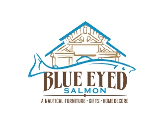 Blue Eyed salmon logo design by ruki