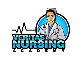 Veritas Nursing Academy logo design by DreamLogoDesign