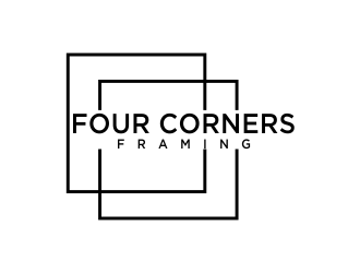 Four Corners Framing logo design by oke2angconcept