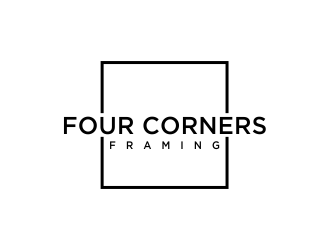 Four Corners Framing logo design by oke2angconcept