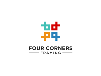 Four Corners Framing logo design by mbamboex