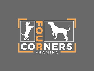 Four Corners Framing logo design by marshall