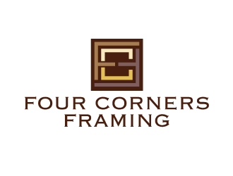 Four Corners Framing logo design by dondeekenz