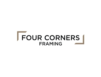 Four Corners Framing logo design by EkoBooM