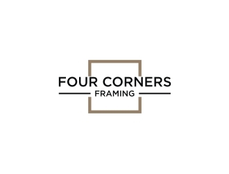 Four Corners Framing logo design by EkoBooM