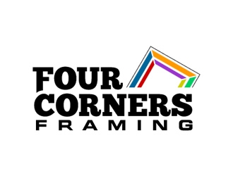 Four Corners Framing logo design by Coolwanz